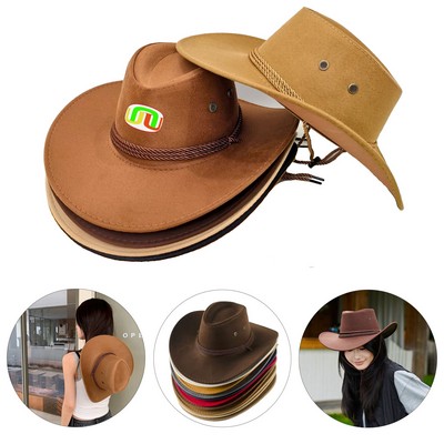 Western Suede Cowboy Hat