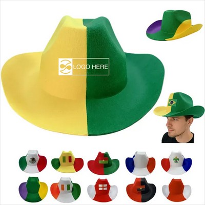 Fan Cheering Cowboy Hat